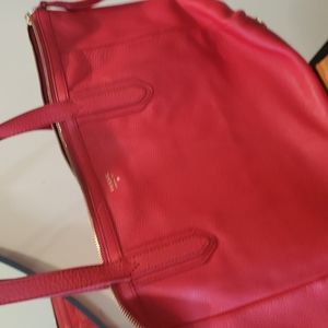 Women's Fossil Red Tote